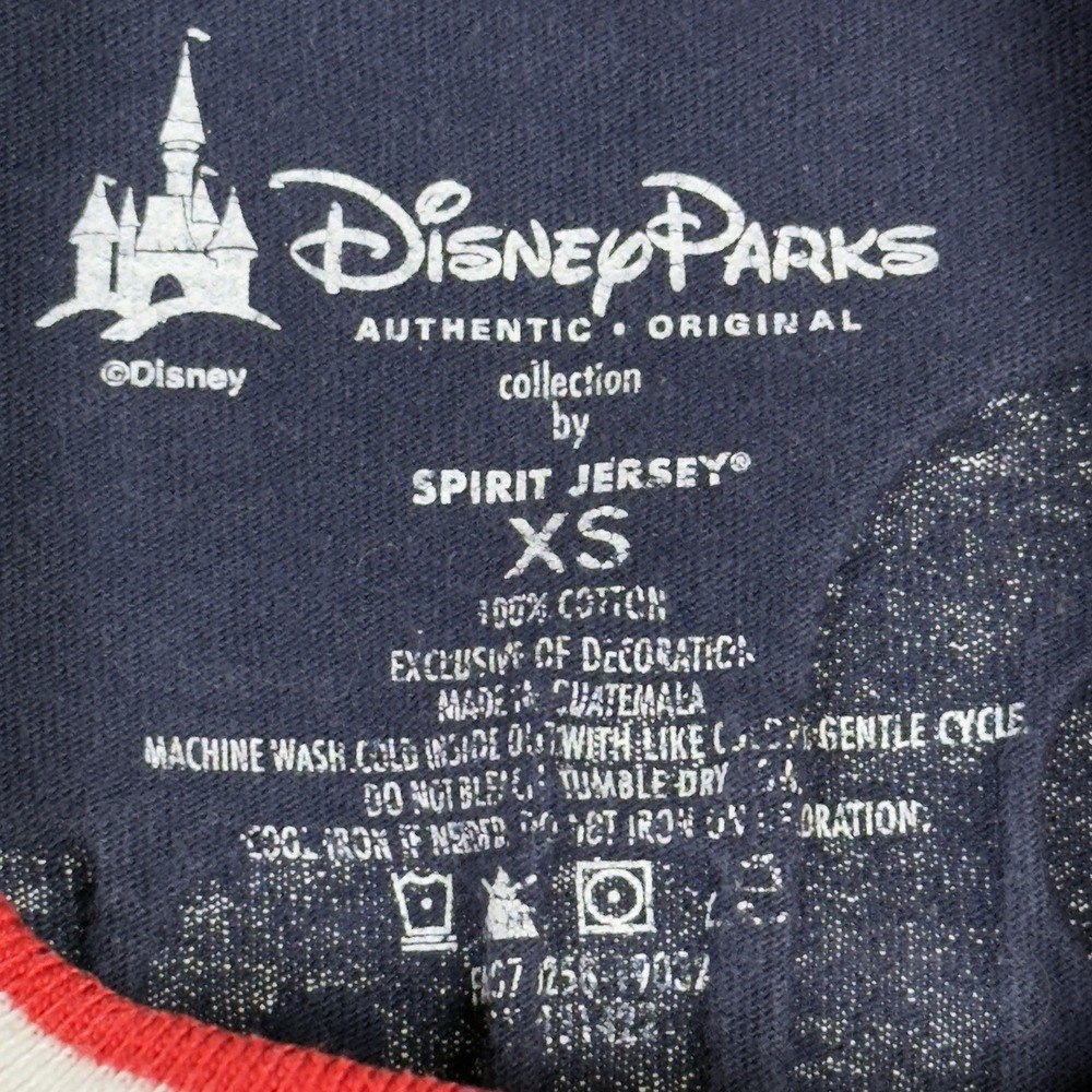 Walt Disney World Disney Parks Spirit Jersey XS Americana Red White Blue *READ* - Picture 5 of 10